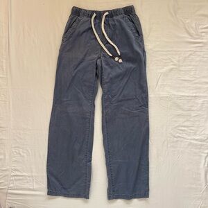 Roxy Blue Wide Leg Pants Cotton Blend Pant - Womens xs